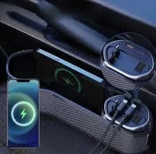 Boîte de Rangement Auto Multifonction avec Chargeur