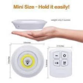 **Lot de 3 lampes LED sans fil avec télécommande**